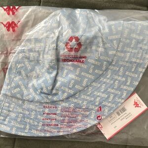 Kappa light blue bucket hat new in the pack